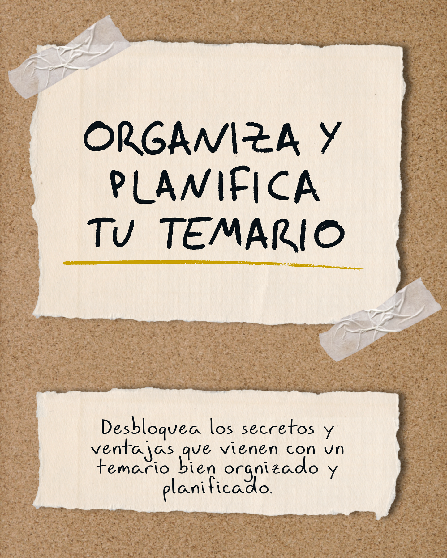 Organiza y Planifica tu Temario
